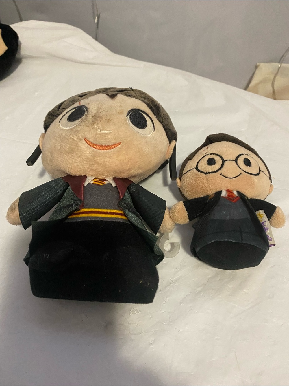 Plush Wizard School Character Toy - Black, Green, Gray
